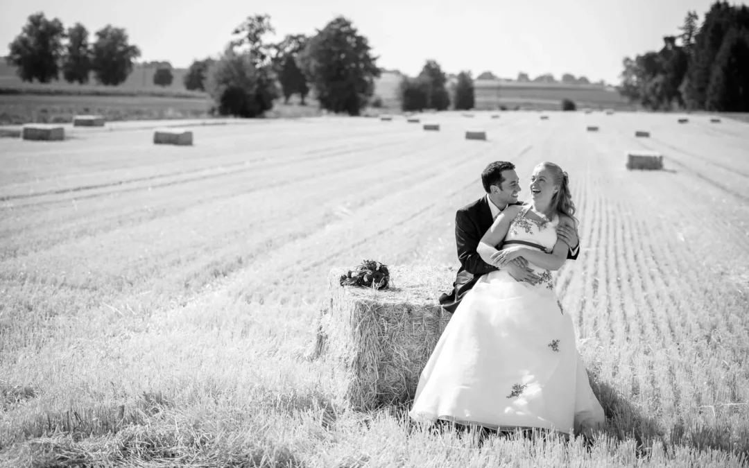 Rosen, Heuballen und Himbeertorte – eine Hochzeit im Landgasthof Brummer in Röhrmoos bei Dachau