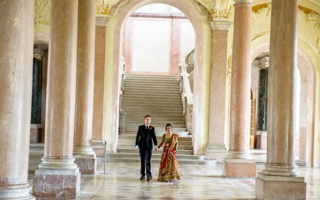 Wenn Barock auf Henna trifft – eine deutsch-indische Hochzeit zwischen Schloss Schleißheim und Starnberger See